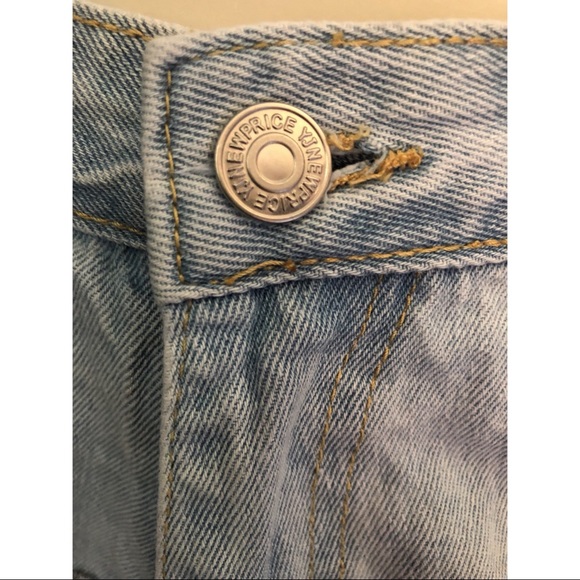 Floral Flowers Distressed Denim Frayed Shorts - Picture 5 of 7